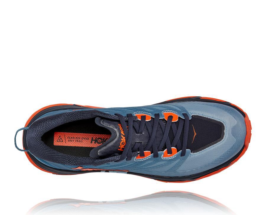 Hoka One One Spor Ayakkabı Erkek Mavi - Mafate Speed 3 - RU0328149